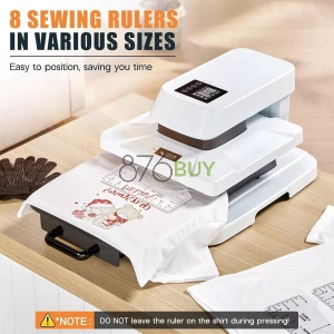 Specraft Auto Heat Press, 15x15 Digital Sublimation Machine with Adjustable Pressure for T-Shirts
