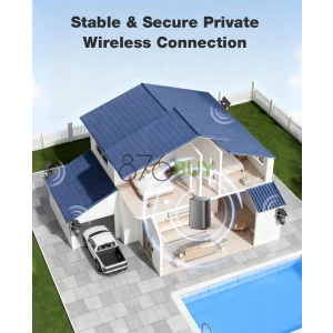 SEHMUA Security Cameras Outdoor Wireless, 4 Cam-Kit, No Subscription, 4MP Home Security Camera System