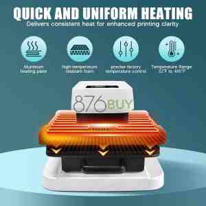 Specraft Auto Heat Press, 15x15 Digital Sublimation Machine with Adjustable Pressure for T-Shirts