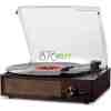Cotsoco Vinyl Record Player Turntable with Built-in Bluetooth Receiver & 2 Stereo Speakers