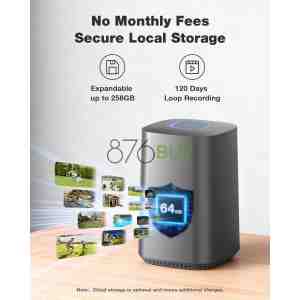 SEHMUA Security Cameras Outdoor Wireless, 4 Cam-Kit, No Subscription, 4MP Home Security Camera System