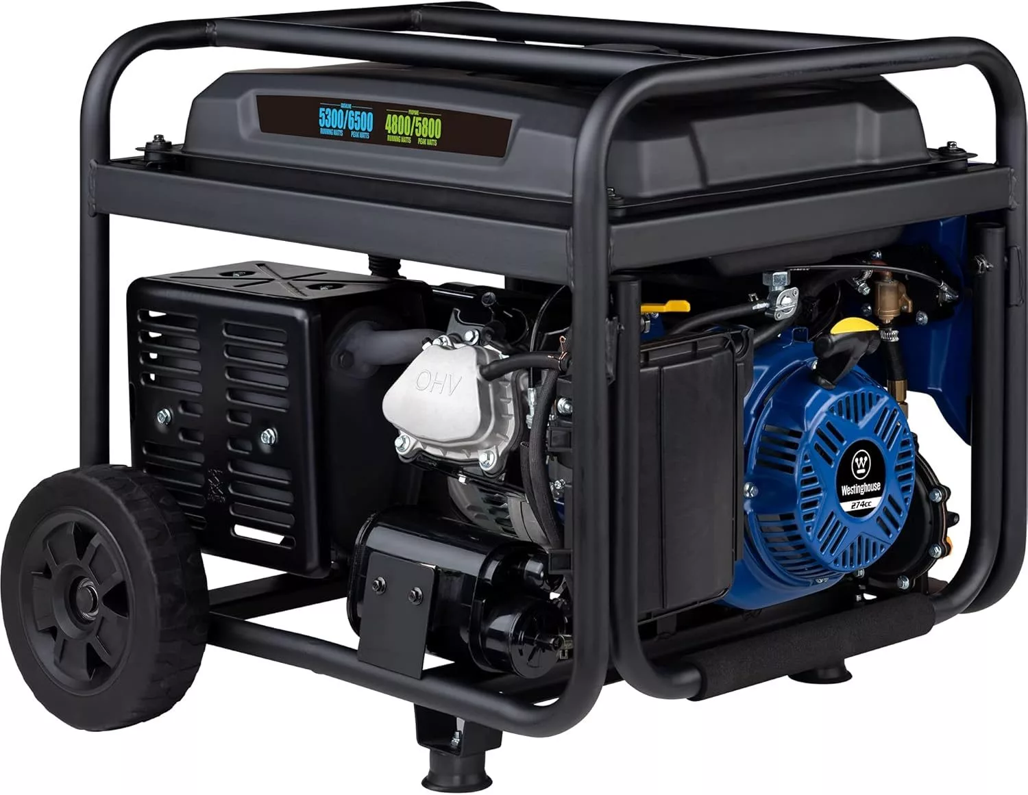 Westinghouse 6500 Watt Dual Fuel Home Backup Portable Generator - Image 9