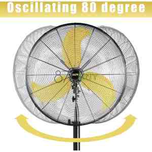 HiCFM Yellow Pedestal Fan (30