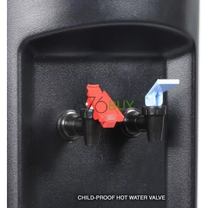 Brio Professional Commercial 500 Series Bottled Water Dispenser Hot & Cold in Black