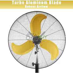 HiCFM Yellow Pedestal Fan (30