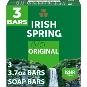 Irish Spring Deodorant Bar Soap Original, Green Irish Spring 11.1 Ounce