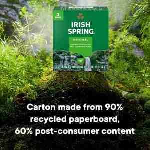 Irish Spring Deodorant Bar Soap Original, Green Irish Spring 11.1 Ounce