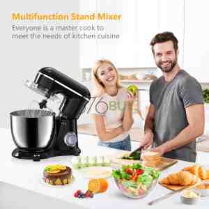 Ailessom New Stand Mixer,6.5-QT 10-Speed Tilt-Head Food Mixer (Onyx Black)