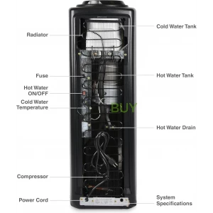 Brio CL520 Commercial Grade Hot and Cold Top Load Water Dispenser Cooler - Essential Series