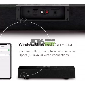 Atune TV Bluetooth 5.0 Soundbar with Wireless Subwoofer - 16In