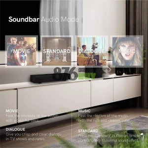 Atune TV Bluetooth 5.0 Soundbar with Wireless Subwoofer - 16In